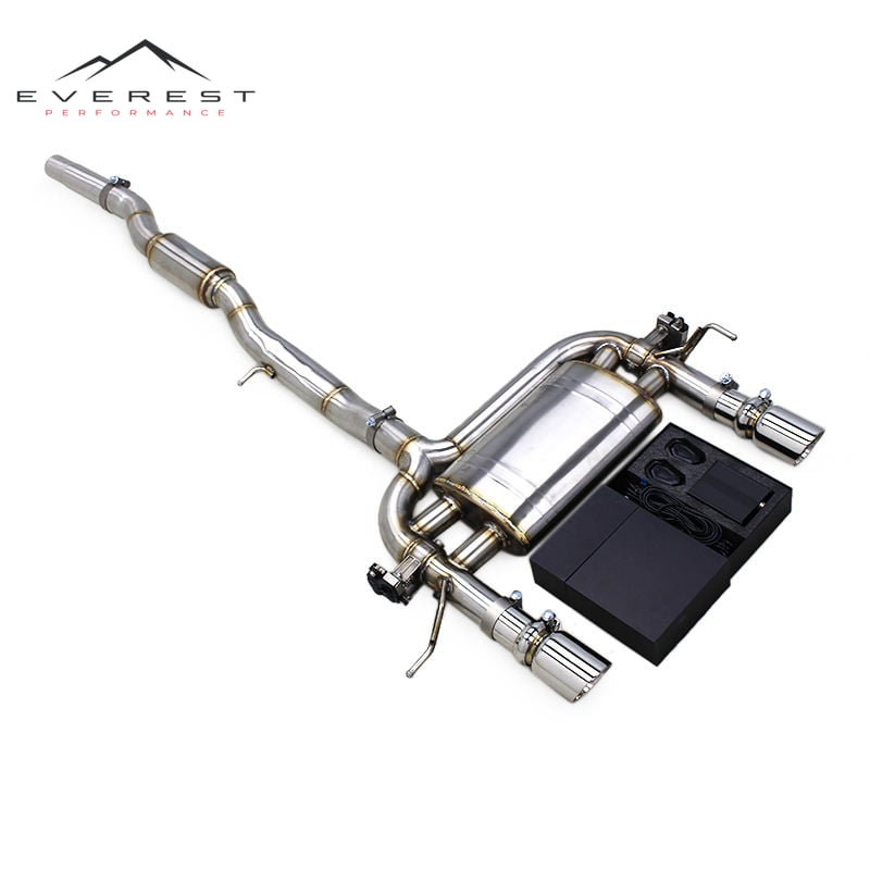 Catback Exhaust for Audi TT MK1 Type 8N 1.8T 1998-2006 Sport Car SUS304 Stainless Steel Pipe Muffler Valvetronic Exhaust System
