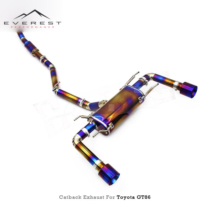 Titanium Lightweight Exhaust Pipes for Toyota FT86/GT86/GR86/86/Scion FR-S 2.0L 2012-2024 Muffler Catback With Resonator