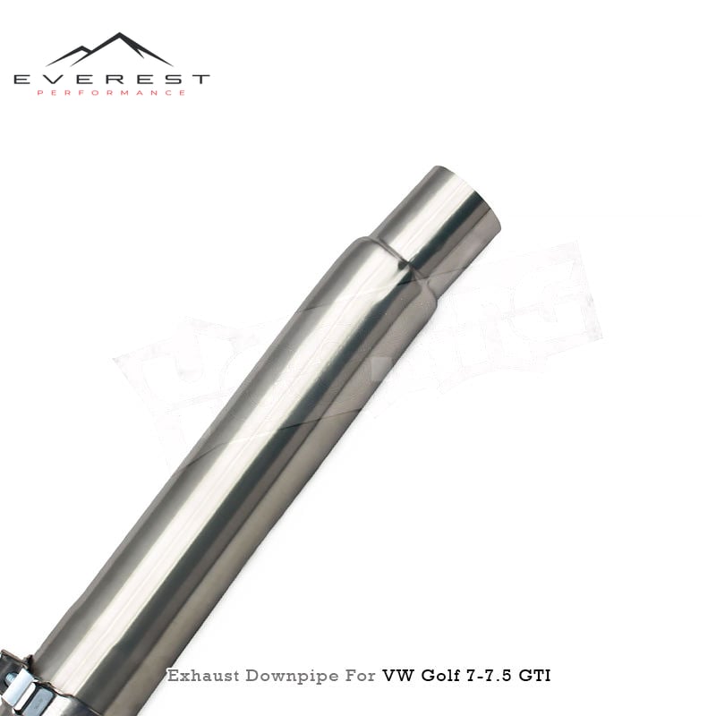 SUS304 Free Flow Header Downpipe with Heat Shield for VW GOLF 7/7.5 MK7/MK7.5 GTI 2.0T (2014-2020)Exhaust Pipes