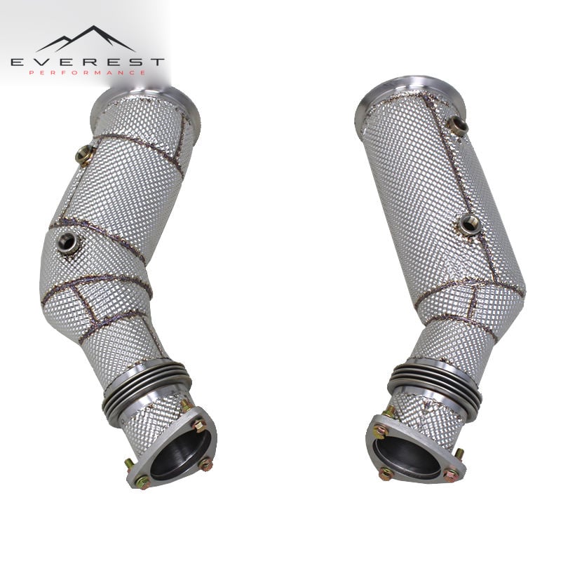 Sport Cat Downpipe for Aston Martin DBS 5.2L 2019-2024 Turbo Catalytic Converters Downpipe with Heat Shield