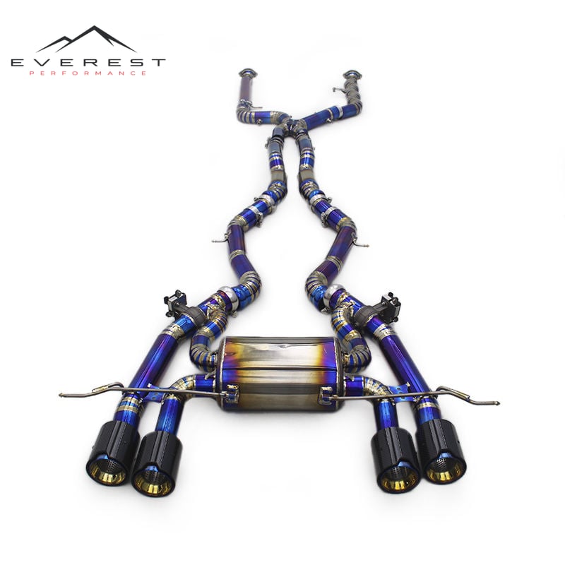 Catback Exhaust for BMW M2C/M2 Competition G87 3.0T 2023+ Dual Midpipe Titanium Pipe Muffler Exhaust System Auto Parts