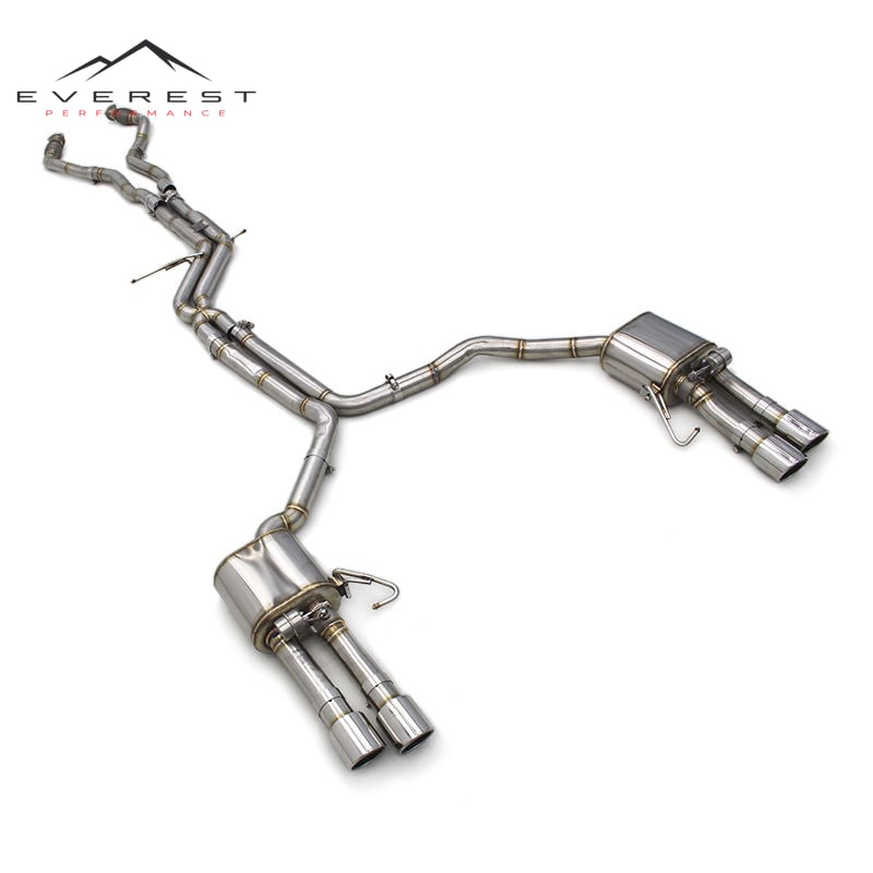 High Performance Exhaust Pipes Muffler Stainless Steel Catback Exhaust for AUDI A6/A7 C8 3.0T 2019-2022 Car Exhaust System