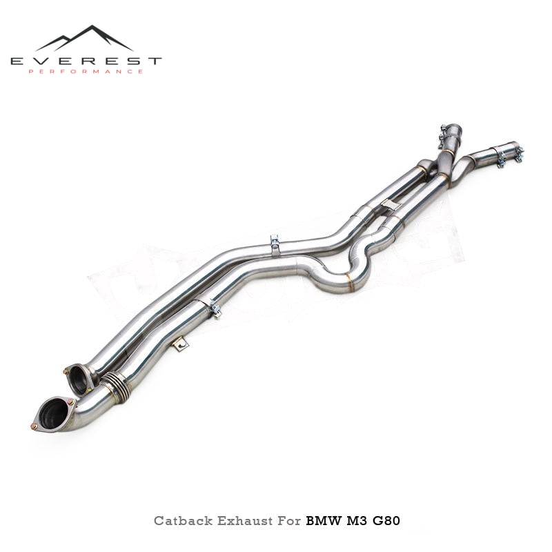 Racing Exhaust for BMW M3 M4 G80 G81 G82 G83 S58 3.0T Stainless Steel SS304 Equal Length Midpipe X-pipe Z-pipe Car Exhaust Pipes