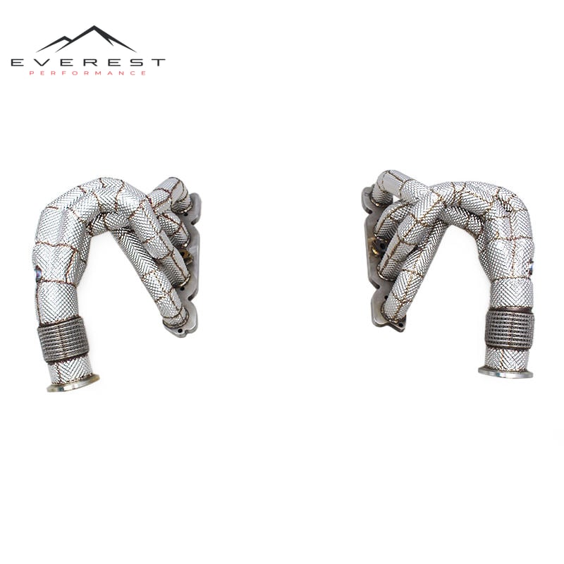 Custom Exhaust Manifold with Heat Insulation for Ferrari 458 4.5L 2011-2016 Racing Stainless Steel Exhaust Pipe Header System
