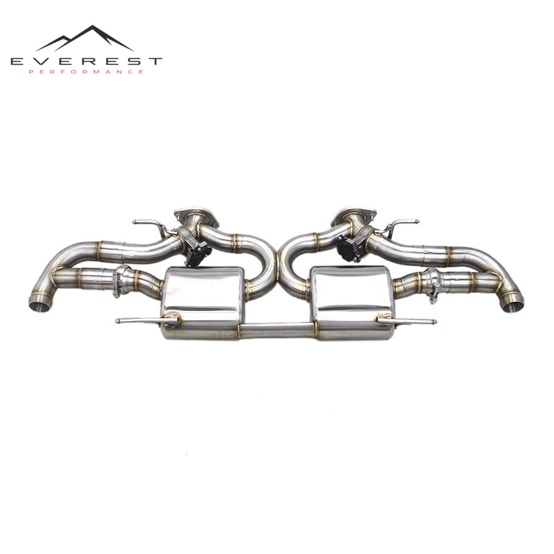 Custom Valve Exhaust System for Aston Martin Rapide S 560CV 2013-2018 SS304 Dual Pipes Rear Muffler Catback Exhaust