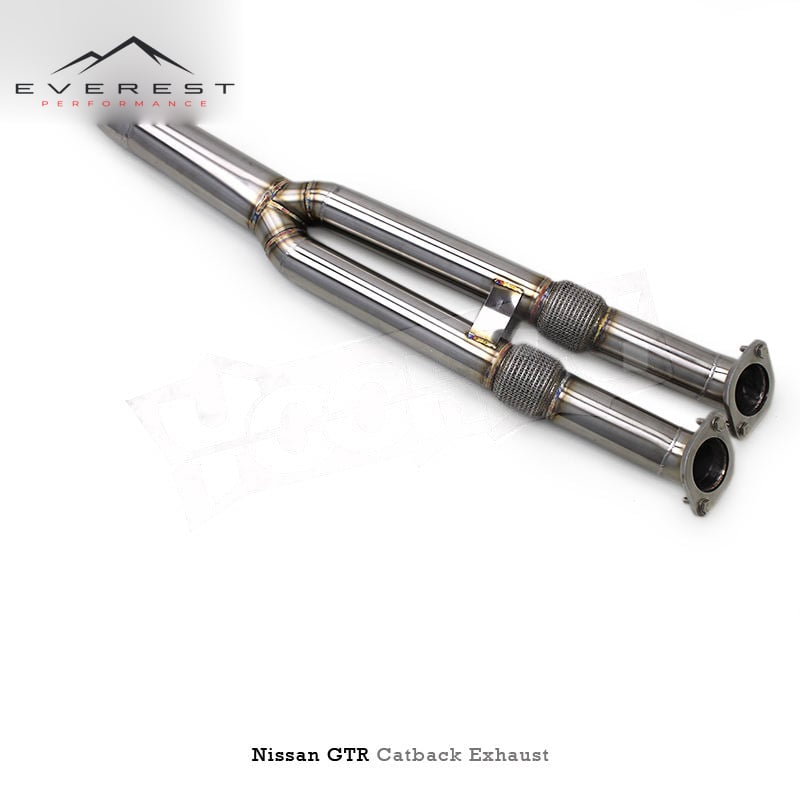 SS304 Exhaust Pipe System for Nissan GTR/GT-R R35 3.8TT 2008-2023 Car Electronic Valve Catback Exhaust With Remote Control