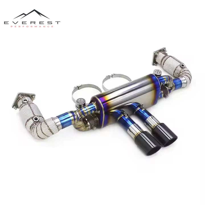Tuning Exhaust Catback with Cat Downpipe for Porsche 911 991/991.2 2016-2018 Upgrades GT3 Titanium Alloy Exhaust System