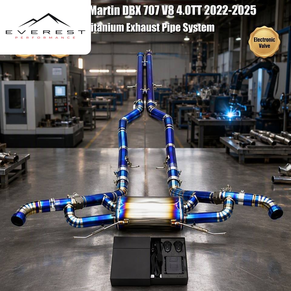 Titanium Lightweight Valvetronic Muffler Catback for Aston Martin DBX 707 V8 4.0TT 2022-2025 Exhaust Pipes System