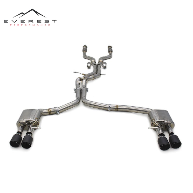 Stainless Steel Performance Exhaust Pipes for Audi S6/S7 C7 4.0T 2013-2018 Exhaust Control Valve Catback Exhaust System
