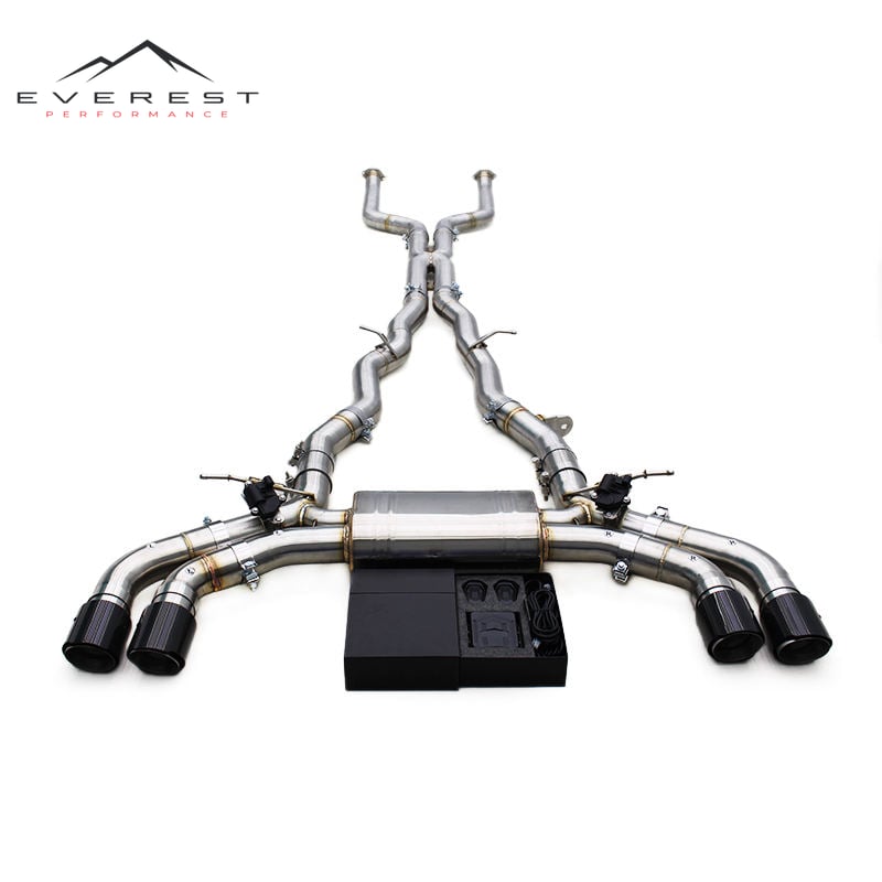 Racing Valvetronic Catback Exhaust Pipes System for BMW M5 G90 4.4T 2024-2025 Dynamic Sound Stainless Steel Pipes With Control