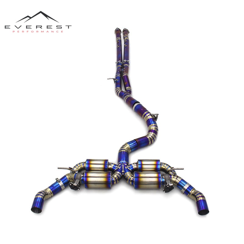 Performance Catback for Audi TTRS/RS3 8Y 2.5T 2017-2023 Valvetronic Exhaust Muffler Titanium Pipe Cat Back