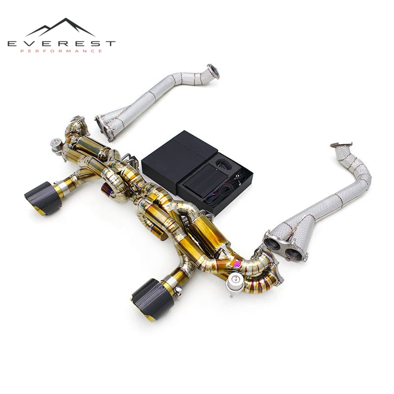 Full Catback Exhaust for Porsche 718 Cayman Spyder GTS/GT4 4.0L Titanium Exhaust Pipes