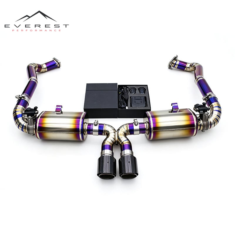 Valvetronic Catback Exhaust for Porsche 718 Boxster/Cayman 2.0T 2016-2025 Racing Automobile Titanium Exhaust Pipe