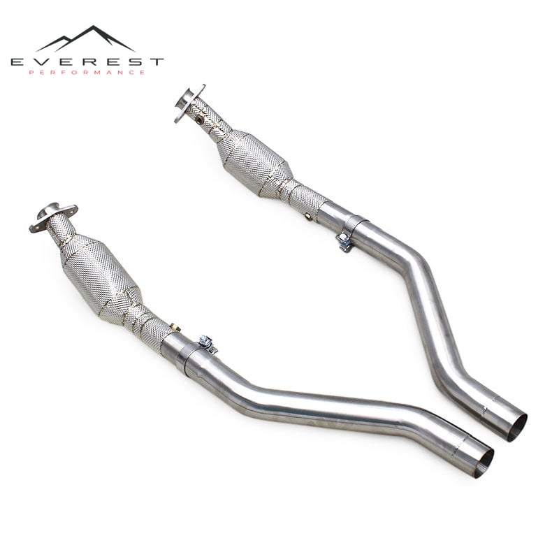 Performance Exhaust Downpipe for Ford Mustang V6 3.7L 2012-2013 Stainless Steel Downpipe with Catalyst