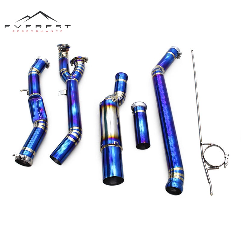 Single Exit Catback for BMW M3/M4 G80/G82 S58 3.0T 2019-2024 High Performance Sound Exhaust Straight Pipe Muffler