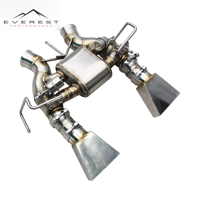 Auto Exhaust Pipes for Mclaren MP4-12C 3.8T 2012-2014 Vacuum Valve Muffler Stainless Steel Catback
