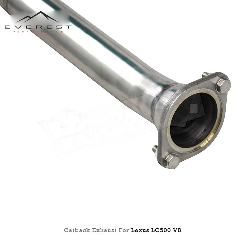 Catback Exhaust Pipes for Lexus LC500 V8 5.0L 2018-2025 Stainless Steel Exhaust Muffler Pipe with Valve Exhaust System
