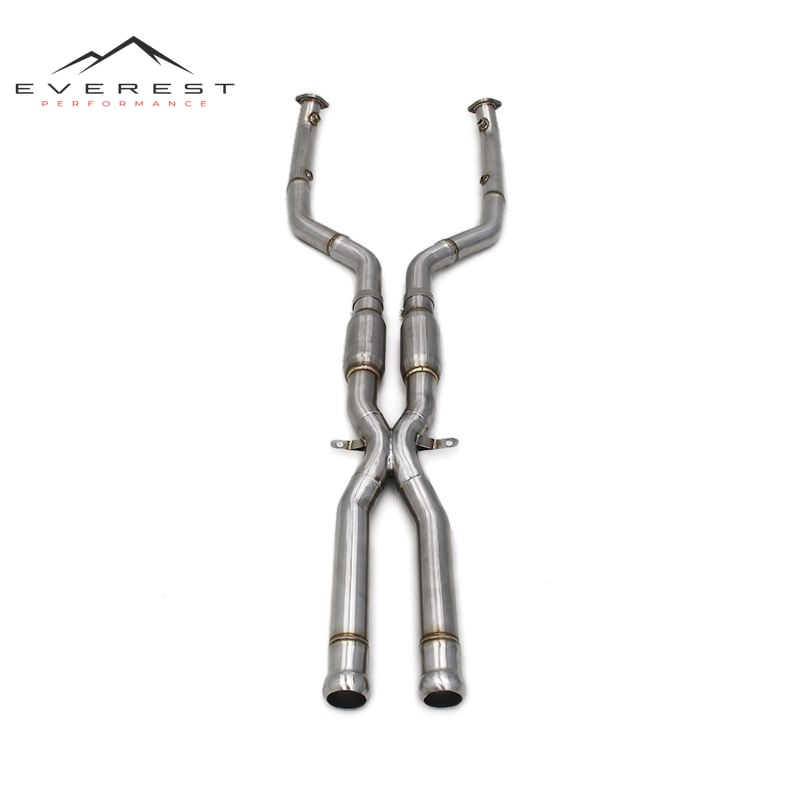 Stainless Steel Mid Pipes With Dual Resonator for BMW M3 E90/E92/E93 4.0L 2008-2013 Motorsport Exhaust System