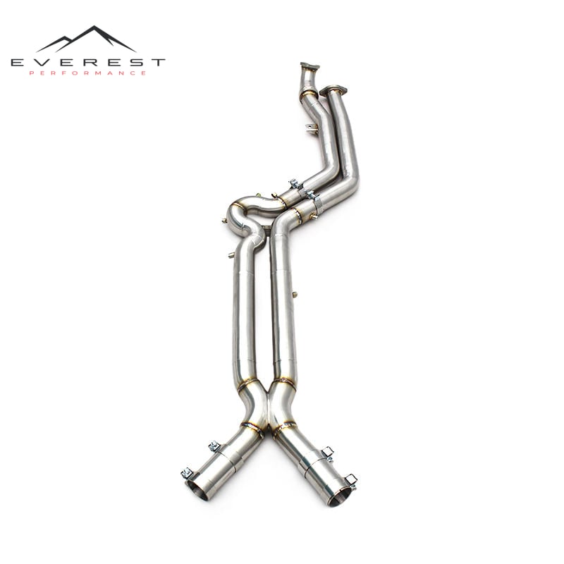 Stainless Steel Mid Pipes for BMW M2/M3 G80/G82/G87 S55 3.0T 2023-2026 X Middle Tube Exhaust System