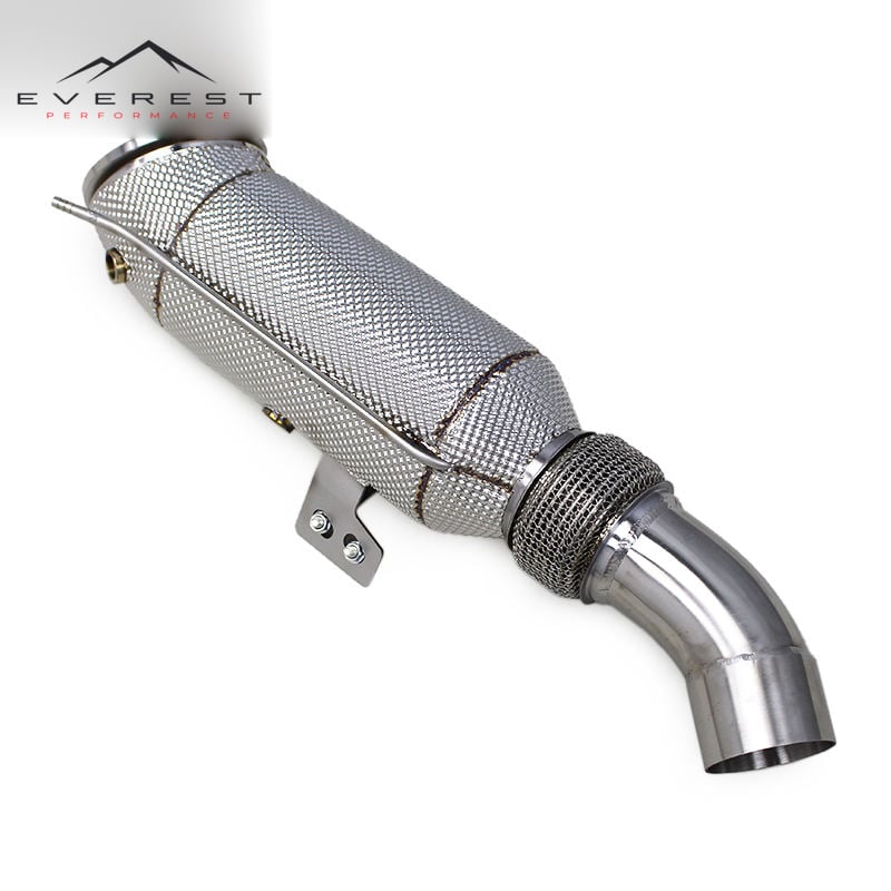 Exhaust Catted Header Downpipe for BMW X5/X6 G05/G06 B58 3.0T 2019-2023 Racing 100/200/300cell SS304 Pipe Exhaust Muffler