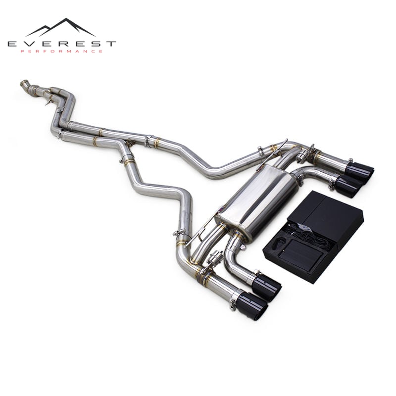 Valved Catback Muffler for BMW M2 F87 N55 3.0T (2014-2018) SUS304 Race Car Exhaust System