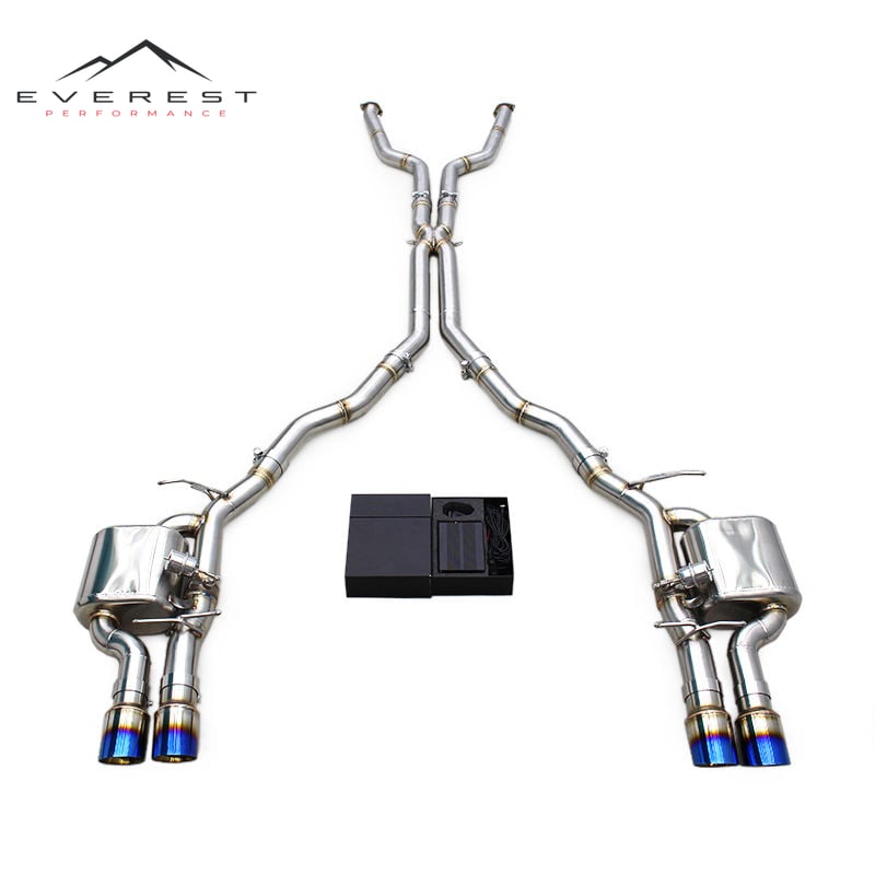 Custom Valved Sport Catback Exhaust for BMW M6 E64 5.0L 2006-2010 Racing Exhaust Pipes Muffler with Valve Control System