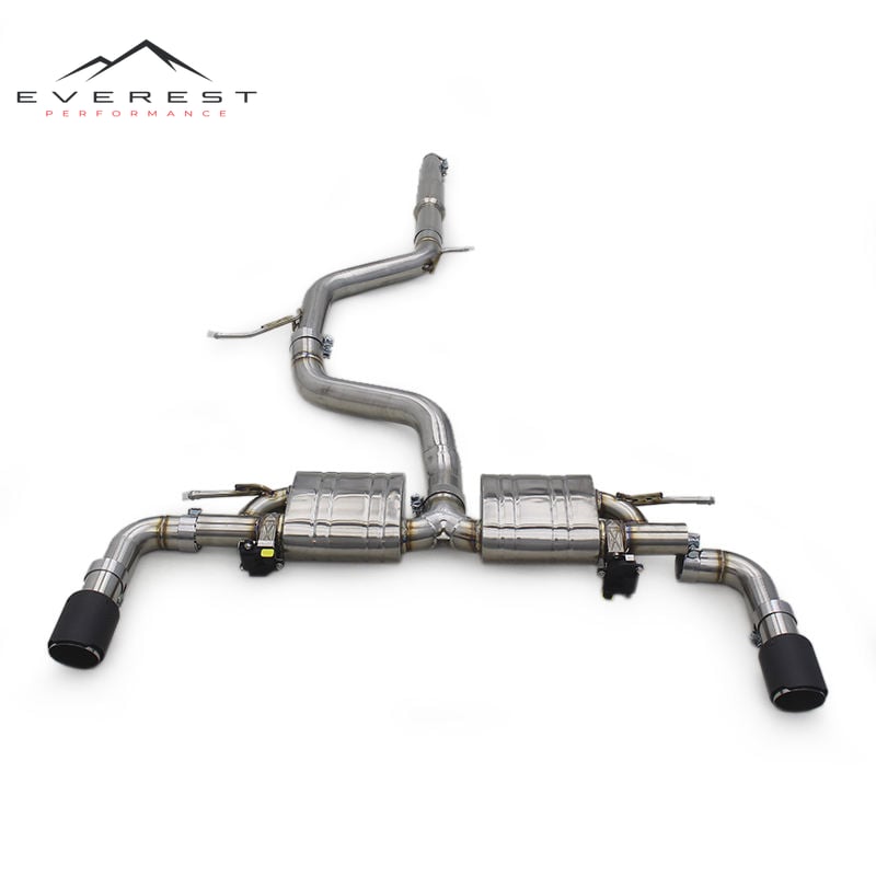 Valvetronic Exhaust Pipes for VW Golf 7/Golf 7.5 MK7/MK7.5 1.4T 2014-2021 Stainless Steel Catback Muffler