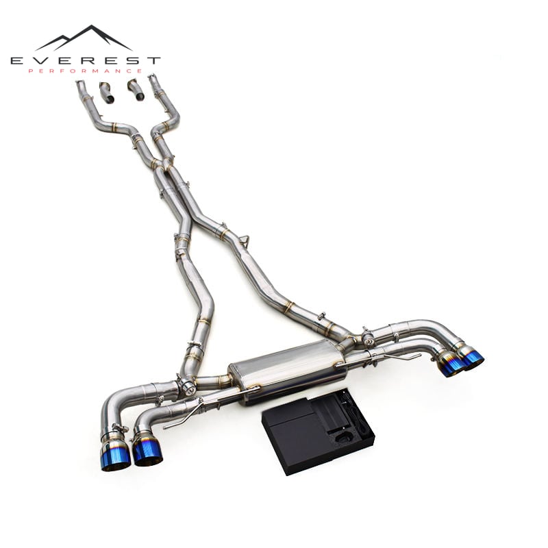 Exhaust Catback System for BMW X7 G07 V8 4.4TT M50i/M60i 2023-2024 Stainless Steel Exhaust Pipe With Remote Controller