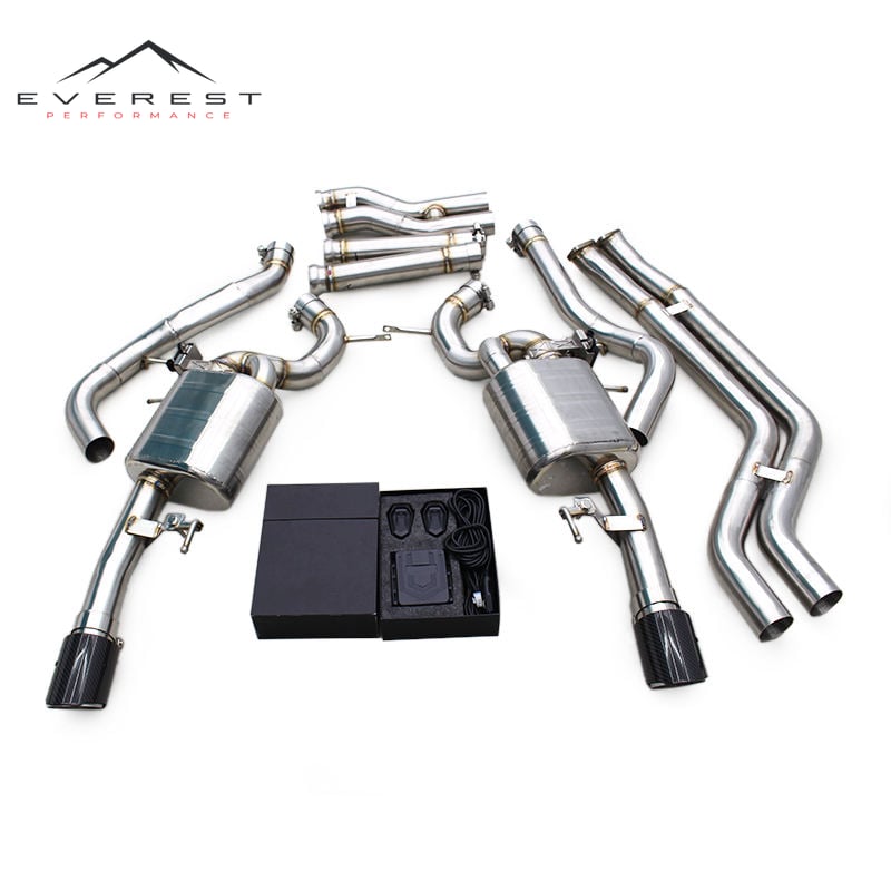 Exhaust Pipes for BMW 335/335xi E90 3.0T 2009-2013 Stainless Steel Catback Valvetronic Muffler With Remote Control