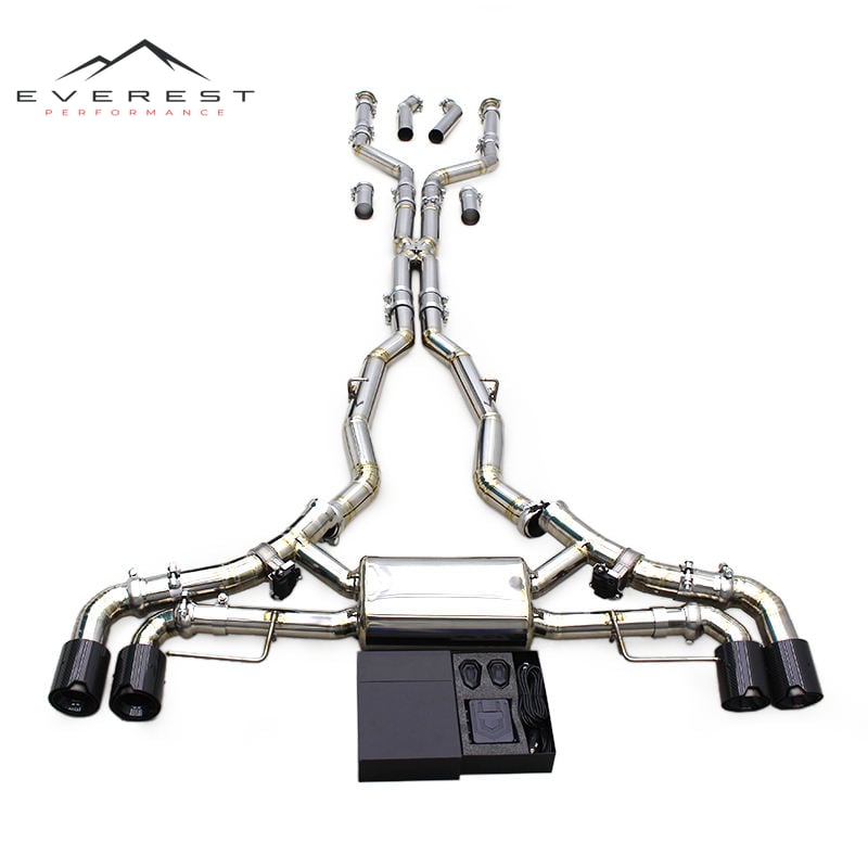 Racing Performance Valvetronic Exhaust Catback for BMW X5 G05 X6 G05 M50i M60i 4.4TT 2019-2024 Titanium Exhaust Pipes Muffler