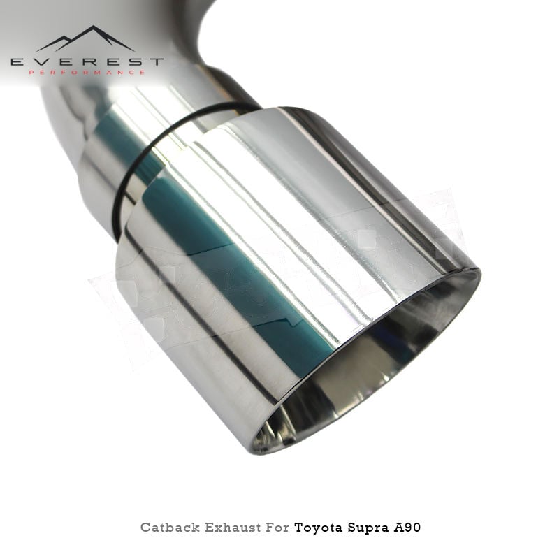 SS304 Valvetronic Catback Exhaust Pipes for Supra GR A90/A91MK4/MK5 3.0T 2020-2023 With Valved Muffler Enhanced Sound