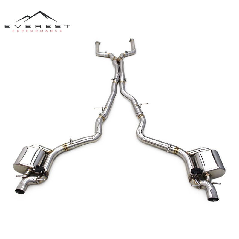 Valved Sport Catback Exhaust for Mercedes-Benz E63/E63S AMG W213 4.0TT 2016-2023 Stainless Steel Muffler Exhaust System