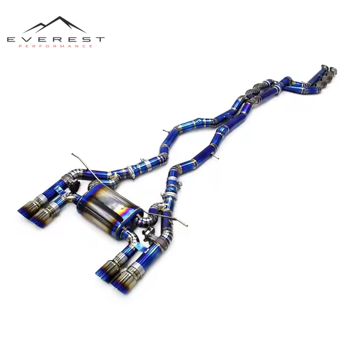 Valvetronic Exhaust Pipes for BMW M3/M4 F80/F82 3.0T 2015-2019 Titanium Equal Length Catback Muffler