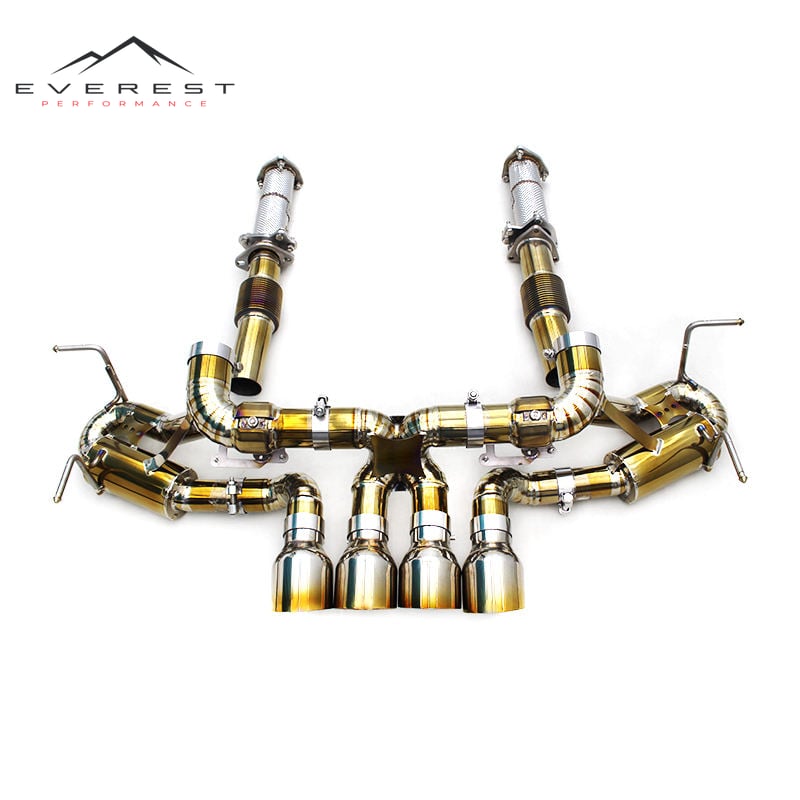 Auto Parts Original Valve Catback Header Downpipe for Chevrolet Corvette C8 Z06 2019-2025 Titanium Pipes Muffler Exhaust System