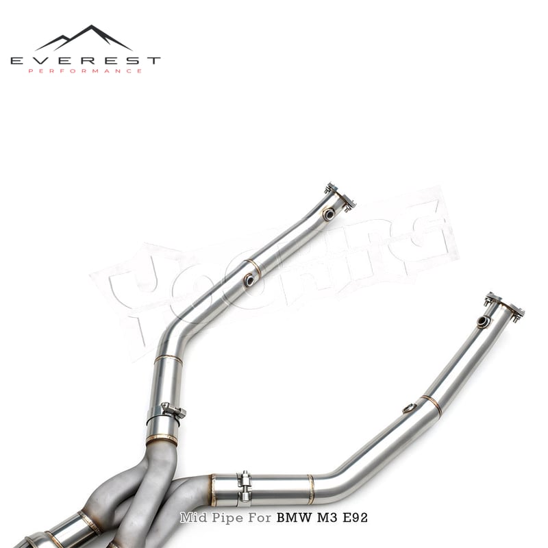 Stainless Steel Bolt-on Midpipe with Zpipe Resonator for BMW M3 E90/E92/E93 V8 4.0L 2008-2013 200cell Catalyst