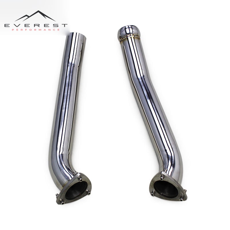 Auto Exhaust Downpipe Pipes for Aston Martin V8 Vantage 4.7 2009-2022 Stainless Steel Exhaust System Free Flow Exhaust Pipe