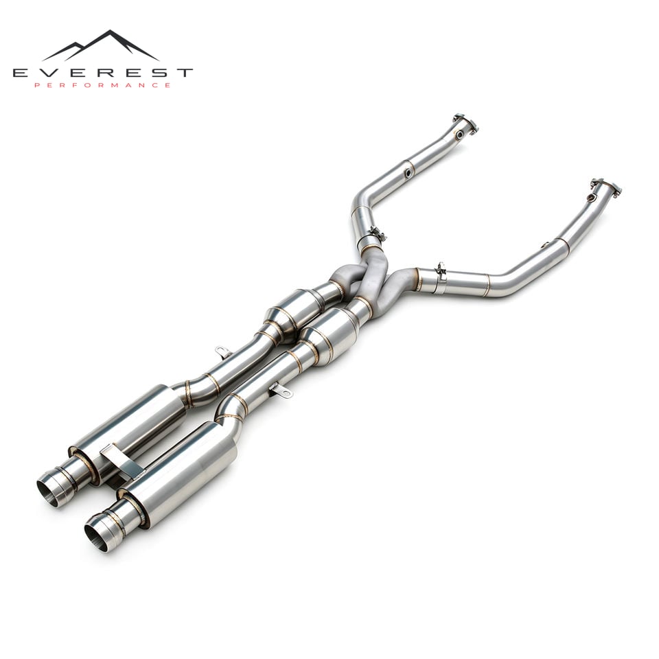 Replacement Bolt-on Midpipe with Resonator for BMW M3 E90/E92/E93 V8 4.0L 2008-2013 Stainless Steel Z Pipe With 200cell Catalyst