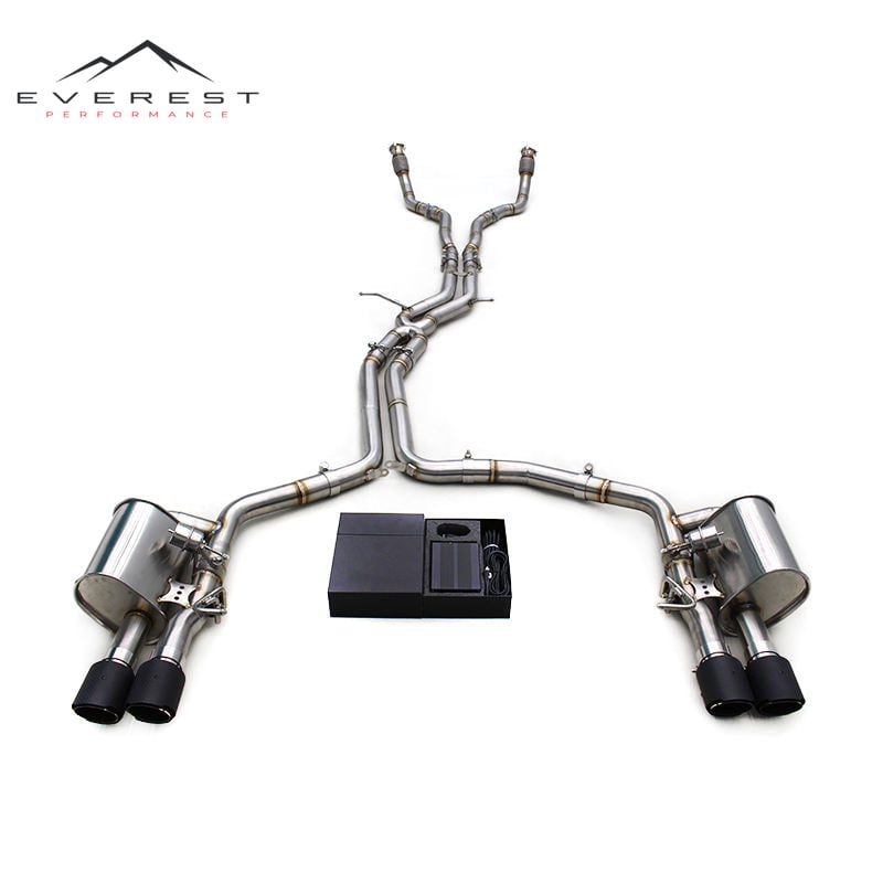 Custom Valved Exhaust System SS304 for Audi S4/S5 B8 B8.5 3.0T 2013-2019 Supersport Car Silencer Exhaust with Remote Controller