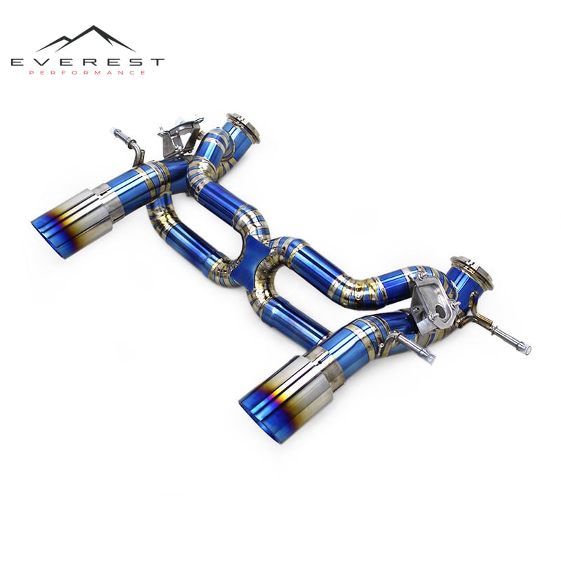 Titanium Exhaust Pipe System for Maserati MC20 3.0T 2020-2024 Performance Muffler Compatible Valve Catback Exhaust