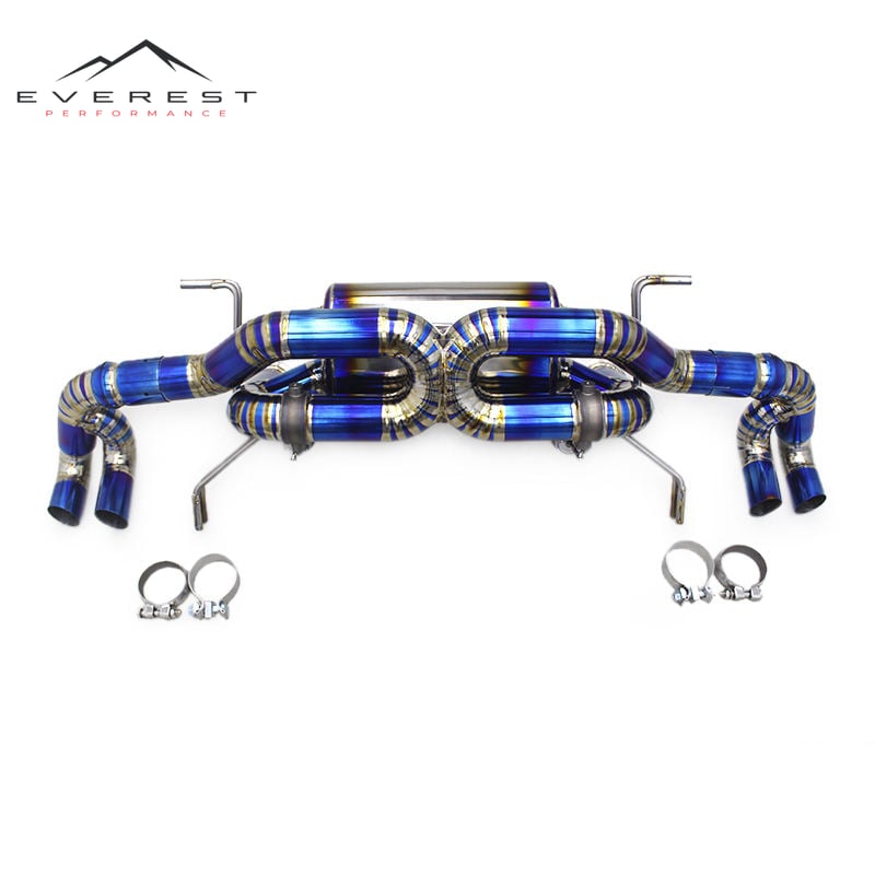 Exhaust Pipe System for Lamborghini Gallardo 5.2 LP550/LP560/LP570 2008-2016 Titanium Pipes Vacuum Valven Muffler