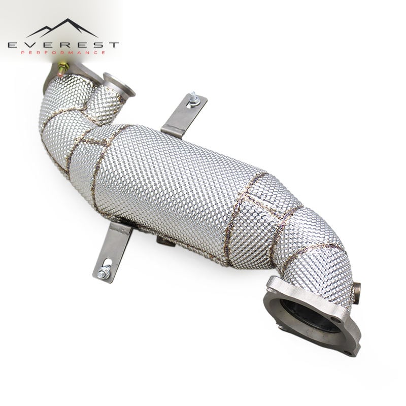 Auto Performance Downpipe Exhaust Pipes for Alfa Romeo Giulia 2.0 2017+Stainless Steel Car High Flow Pipe