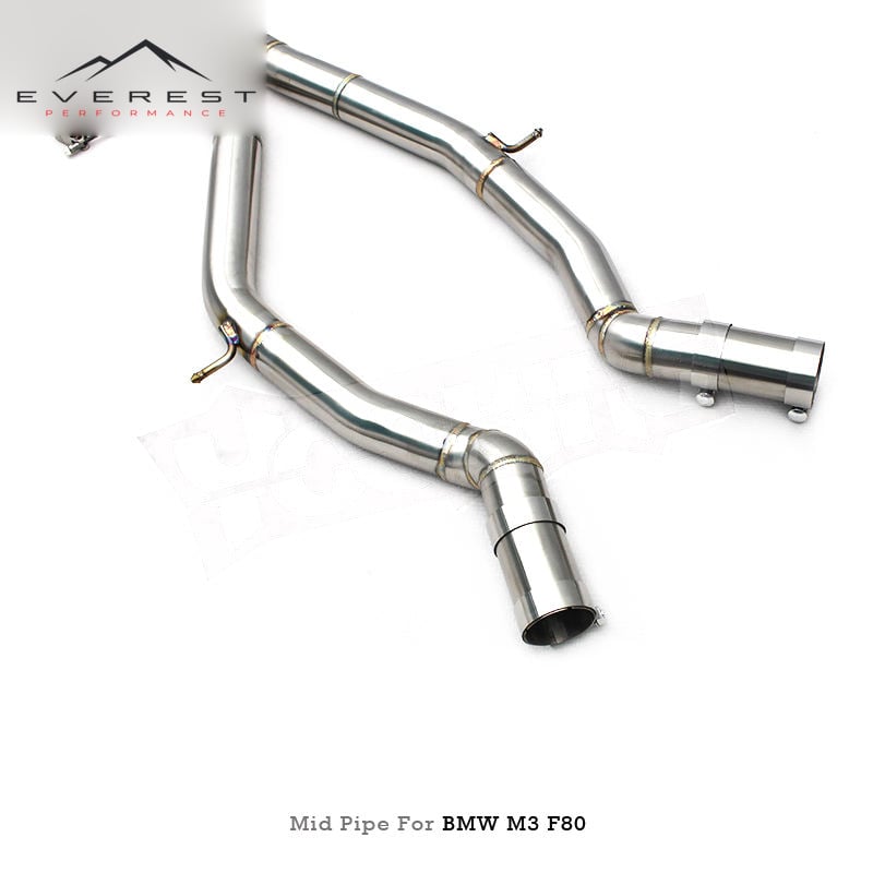 Newest 2.5inch Equal Length Z Mid Pipe for BMW M3/M4 F80/F82/F83 S55 3.0T 2015-2017 Stainless Steel Exhaust Pipes