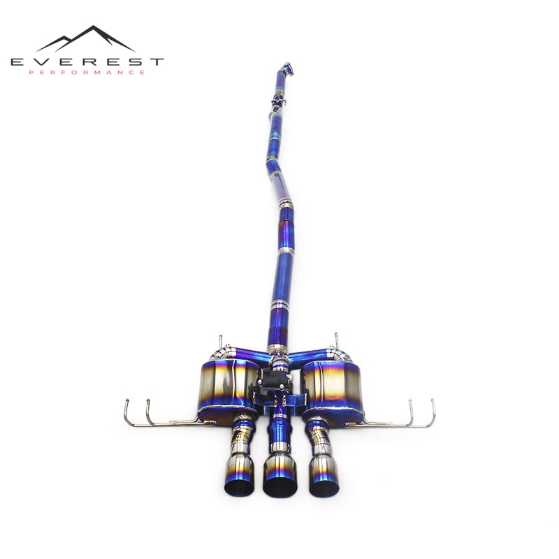 For Honda Civic Type R/Type-R 2.0T 2017-2023 Racing Exhaust Pipe Valved Sport Exhaust System with Remote Control