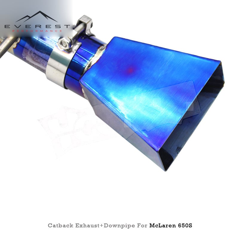 Titanium Exhaust Pipe System for Mclaren 650S/625C Spider/Coupe 3.8T 2014+ SS304 Downpipe Vacuum Valve Catback Exhaust