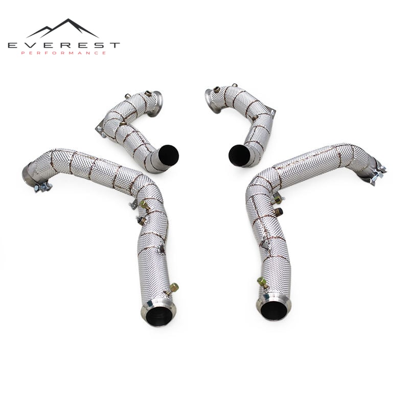 Heat Shield Downpipe for Mercedes-Benz G63 AMG W465 4.0T 2024-2025 Upgrade Free Flow Header With OPF