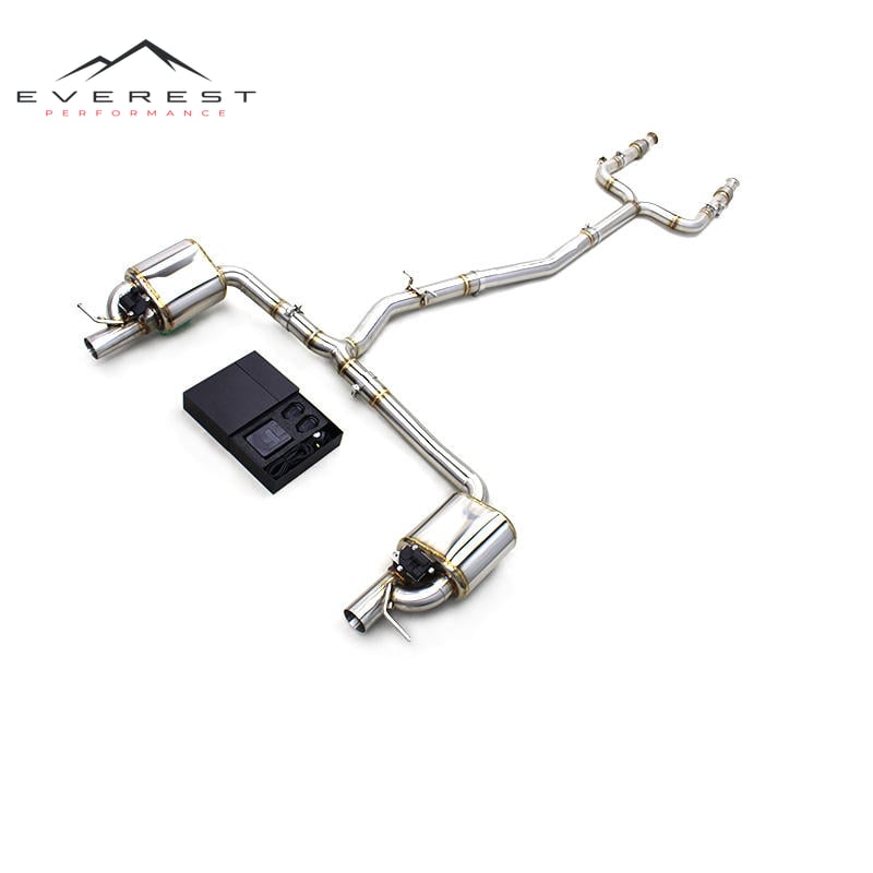 Valvetronic Catback Exhaust System for Mercedes-Benz E43 AMG 3.0TT 2016-2018 Sus304 Pipe