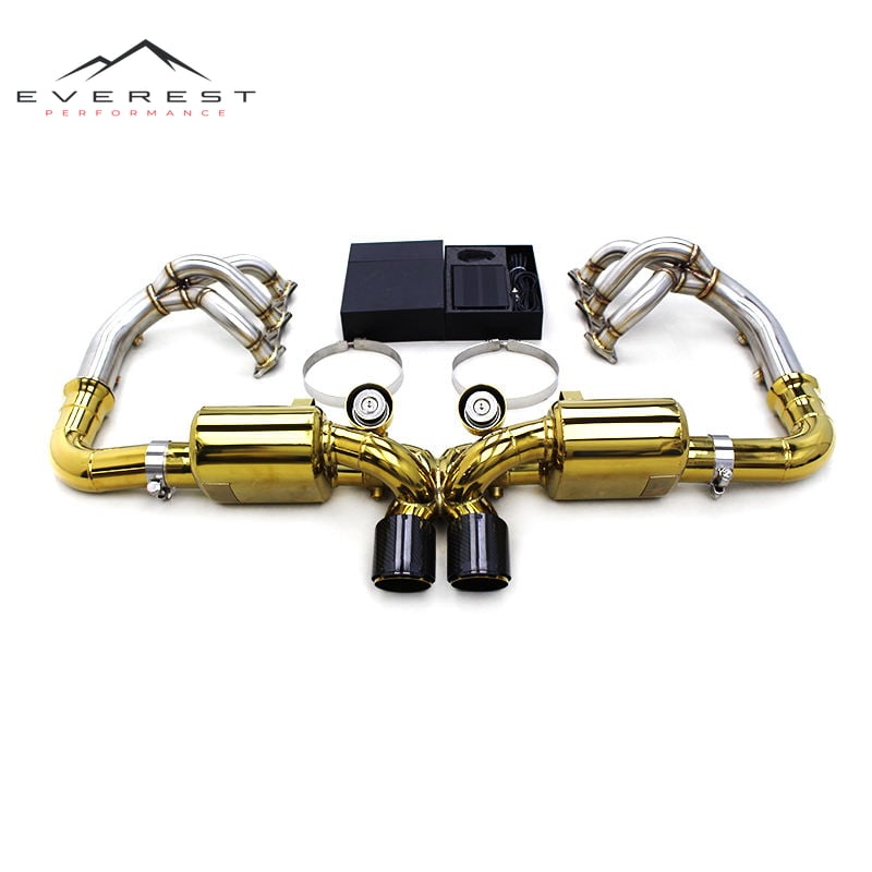 Performance Back Exhaust Straight Empty Header for Porsche 911 991/991.1/991.2 GT3 2011-2019