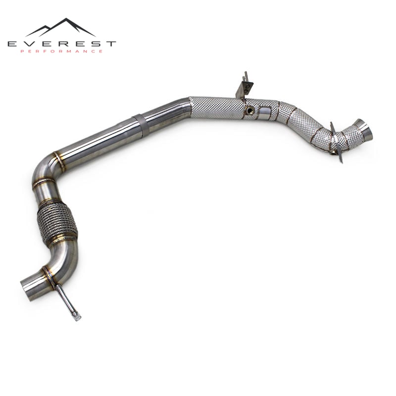 Straight Downpipe Pipes for Ford Mustang 2.3T 2015-2022 Car Exhaust System Stainless Steel Exhaust Free Flow Pipe