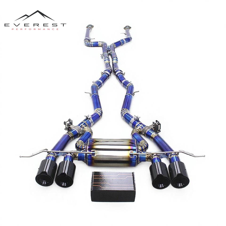 Titanium Exhaust Pipe System for BMW M3/M4 G80/G82/G8X 3.0T 2021-2024 Electronic Valve Double Exhaust Pipe Muffler