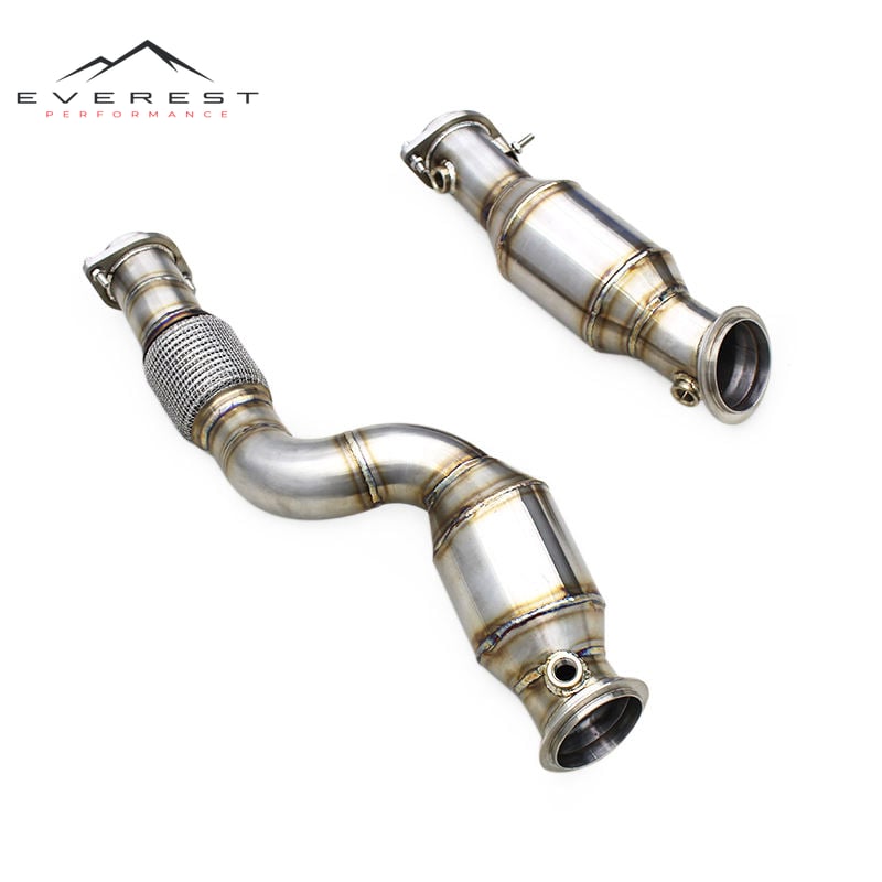 Exhaust Pipe System for BMW M3 M4 G80 G82 S58 3.0T 2019-2024 100/200/300/400cell Catalyst Exhaust Stainless Steel Cat Pipe